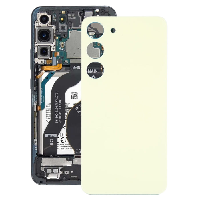 Para Samsung Galaxy S23 SM-S911B Tapa trasera de batería de vidrio OEM