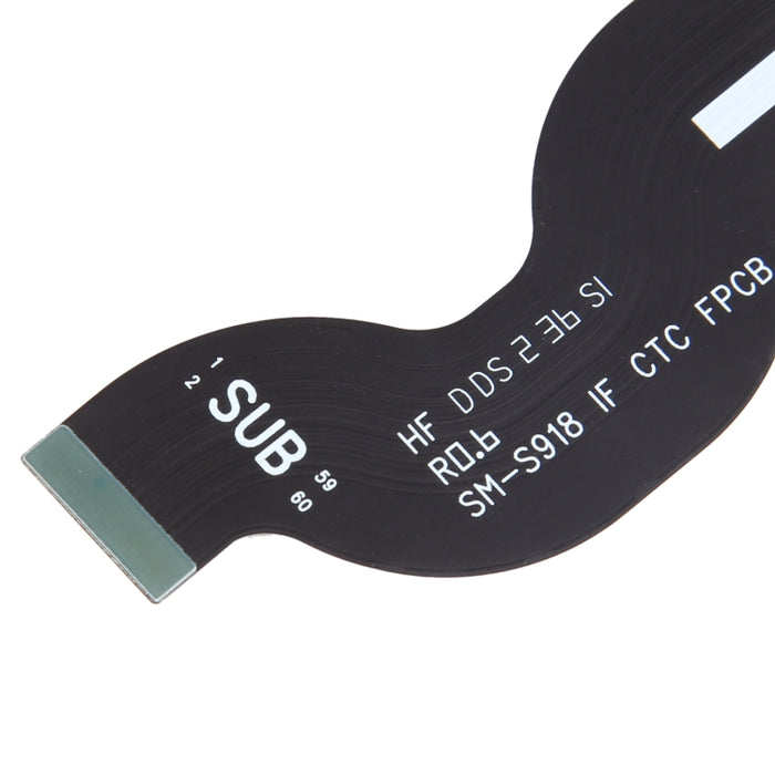 Para Samsung Galaxy S23 Ultra SM-S918B Cable flexible de conector de placa base Original