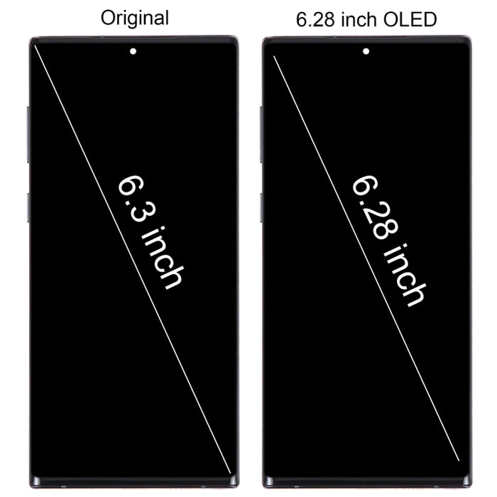 Pantalla LCD OLED para Samsung Galaxy Note10 SM-N970F digitalizador montaje completo con marco