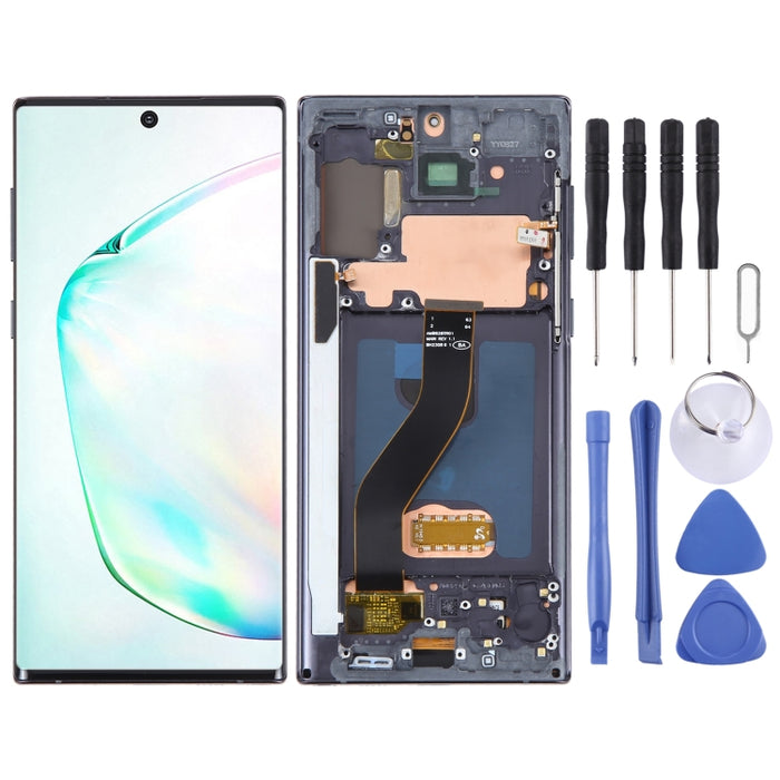 Pantalla LCD OLED para Samsung Galaxy Note10 SM-N970F digitalizador montaje completo con marco