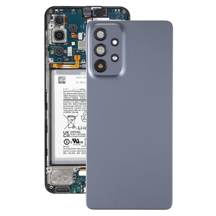Para Samsung Galaxy A73 5G SM-A736B Tapa trasera de batería original con tapa de lente de cámara