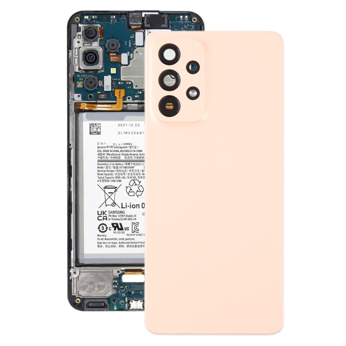 Para Samsung Galaxy A33 5G SM-A336B Tapa trasera de batería original con tapa de lente de cámara