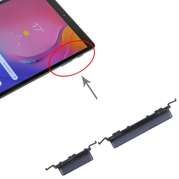 Para Samsung Galaxy Tab A 10.1 2019 SM-T510 Botón de encendido original + Botón de control de volumen