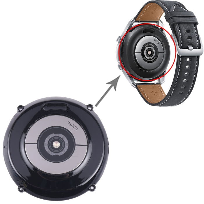 Carcasa Trasera Original Con Sensor de Ritmo Cardíaco + Módulo de Carga Inalámbrico Para Samsung Galaxy Watch 3 45mm SM-R840