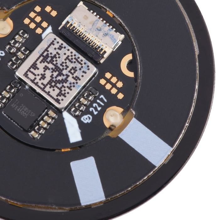 Para Samsung Galaxy Watch4 Classic SM-R880 / R890 Cubierta trasera de vidrio original con frecuencia cardíaca