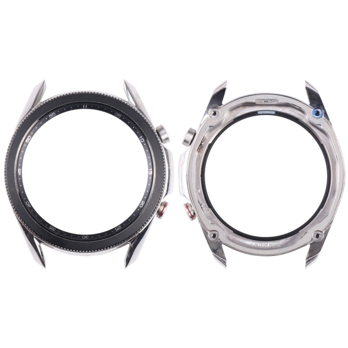 Placa de bisel de marco de pantalla LCD original para Samsung Galaxy Watch3 45mm SM-R840