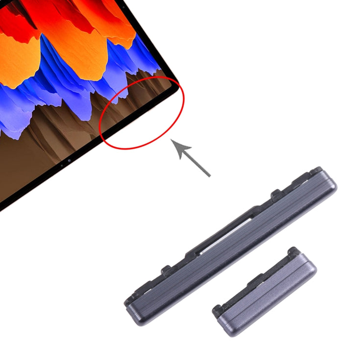 Para Samsung Galaxy Tab S7+ SM-T976 1 juego de botón de encendido + botón de control de volumen