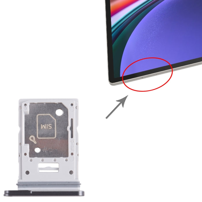 Bandeja para tarjetas SIM + Micro SD para Samsung Galaxy Tab S9+