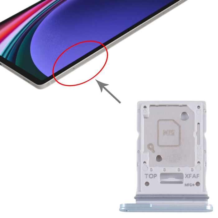 Bandeja para tarjetas SIM + Micro SD para Samsung Galaxy Tab S9 SM-X716