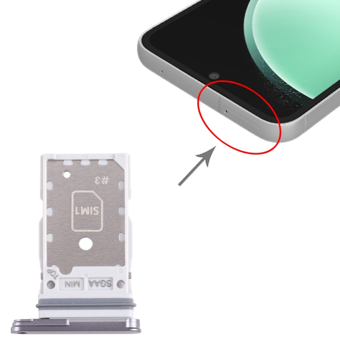 Para Samsung Galaxy S23 FE SM-S711B SIM + Bandeja de tarjeta SIM