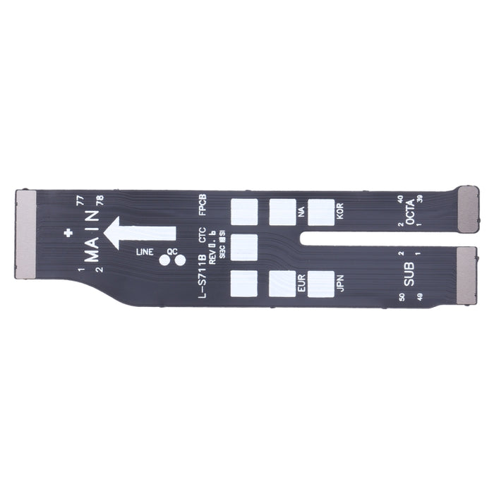 Para Samsung Galaxy S23 FE SM-F711B Cable flexible de placa base Original