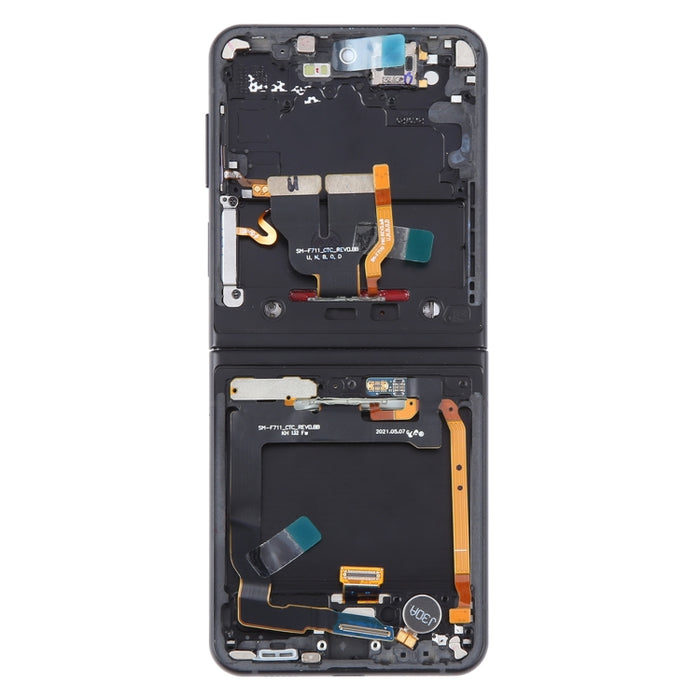 Para Samsung Galaxy Z Flip3 SM-F711 Montaje completo del digitalizador de pantalla LCD original con marco