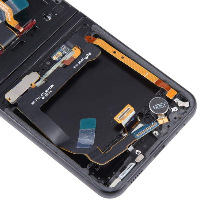 Para Samsung Galaxy Z Flip3 SM-F711 Montaje completo del digitalizador de pantalla LCD original con marco