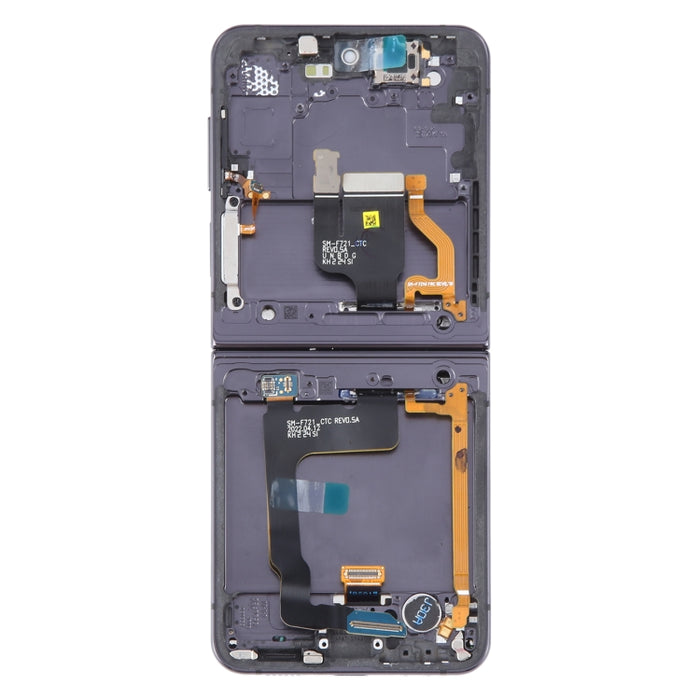 Para Samsung Galaxy Z Flip4 SM-F721 Montaje completo del digitalizador de pantalla LCD original con marco