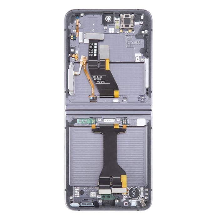 Para Samsung Galaxy Z Flip5 SM-F731 Montaje completo del digitalizador de pantalla LCD original con marco