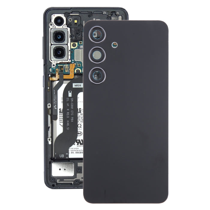 Para Samsung Galaxy S24 SM-S921B Tapa trasera de batería OEM con cubierta de lente de cámara