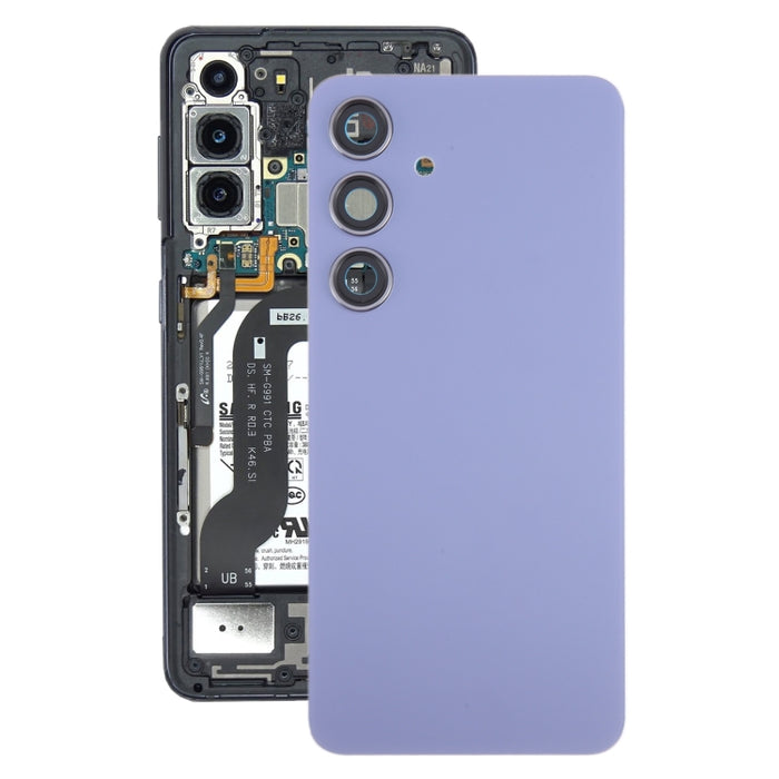 Para Samsung Galaxy S24 SM-S921B Tapa trasera de batería OEM con cubierta de lente de cámara