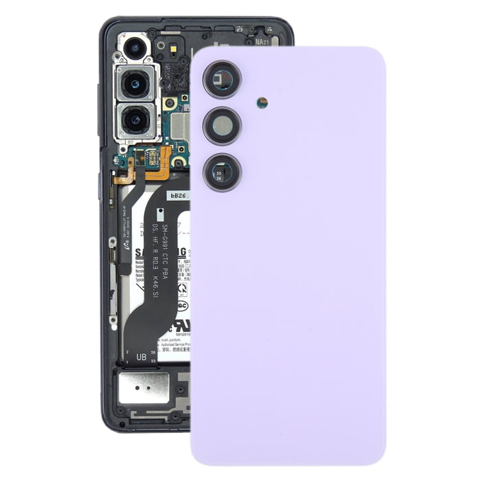 Para Samsung Galaxy S24 SM-S921B Tapa trasera de batería OEM con cubierta de lente de cámara