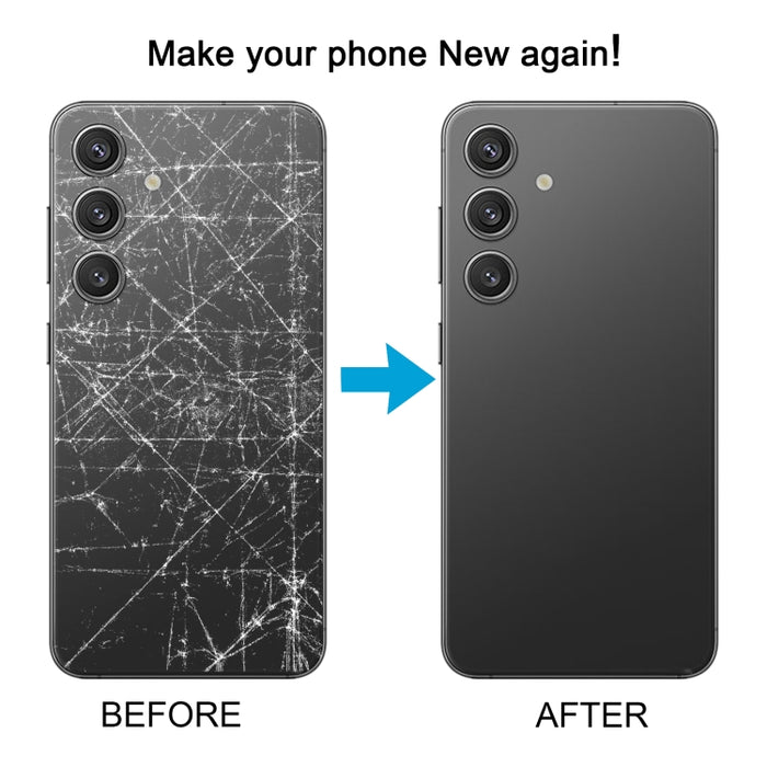 Para Samsung Galaxy S24 SM-S921B Tapa trasera de batería OEM con cubierta de lente de cámara
