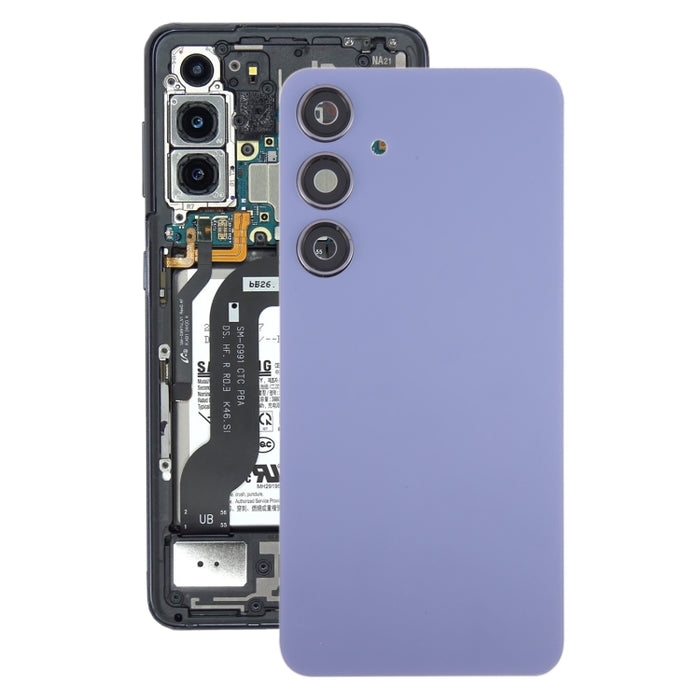 Para Samsung Galaxy S24+ SM-S926B Tapa trasera de batería OEM con cubierta de lente de cámara