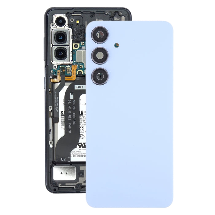 Para Samsung Galaxy S24+ SM-S926B Tapa trasera de batería OEM con cubierta de lente de cámara