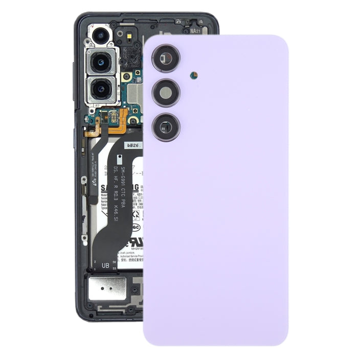Para Samsung Galaxy S24+ SM-S926B Tapa trasera de batería OEM con cubierta de lente de cámara