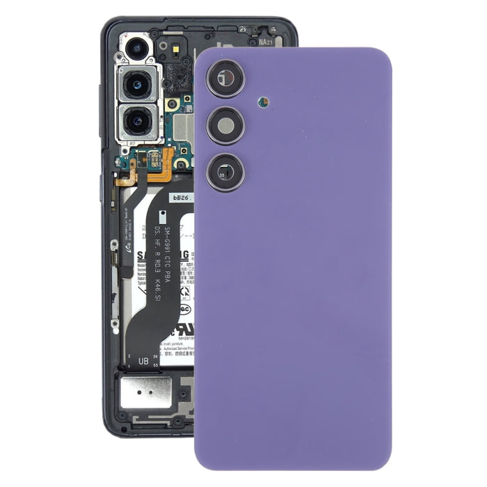 Para Samsung Galaxy S24+ SM-S926B Tapa trasera de batería OEM con cubierta de lente de cámara