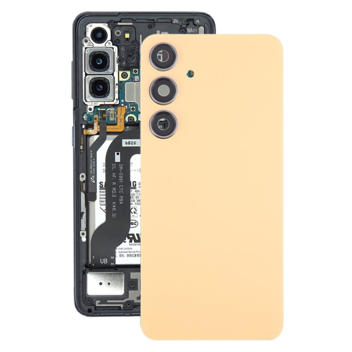 Para Samsung Galaxy S24+ SM-S926B Tapa trasera de batería OEM con cubierta de lente de cámara