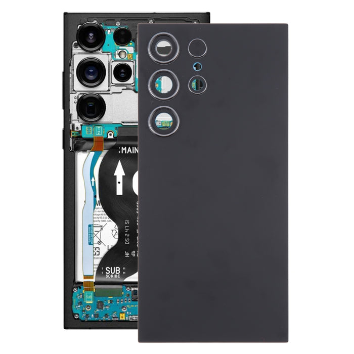 Para Samsung Galaxy S24 Ultra SM-S928B Tapa trasera de batería OEM con cubierta de lente de cámara