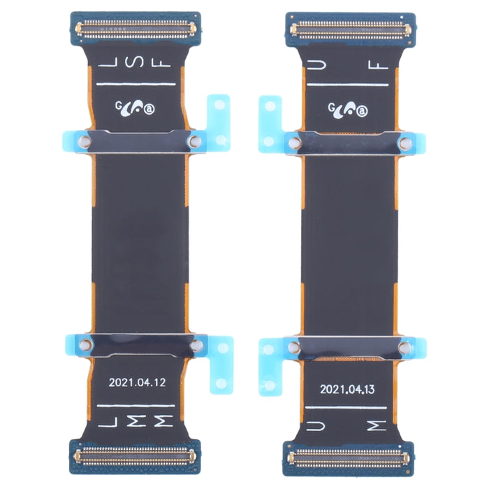 Para Samsung Galaxy Z Fold3 5G SM-F926B 1 par de cables flexibles de eje giratorio