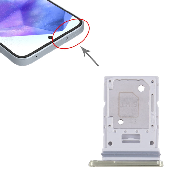 Para Samsung Galaxy A55 SM-A556B Bandeja Tarjeta SIM Original + Bandeja Tarjeta SIM/Micro SD