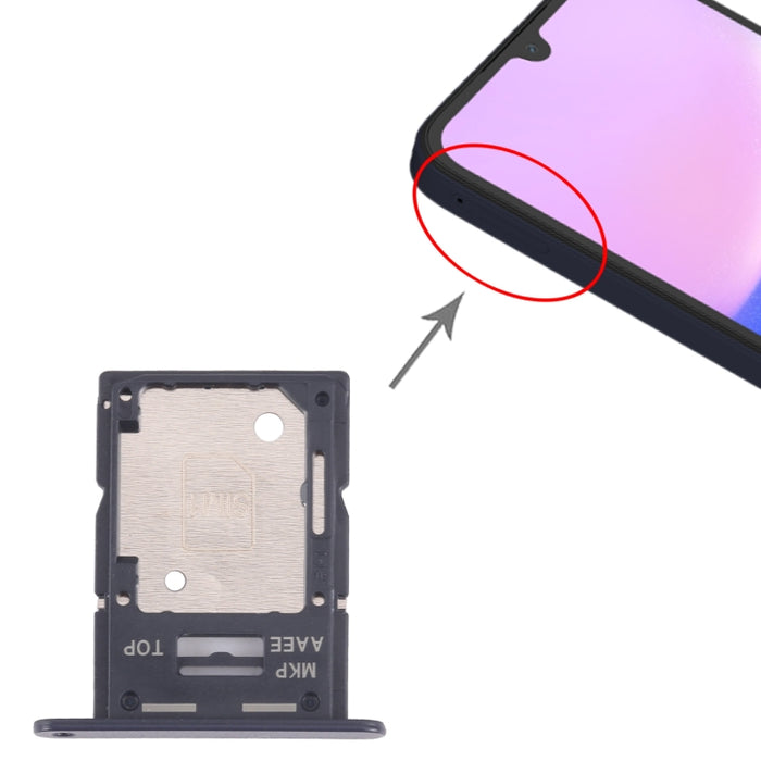 Para Samsung Galaxy A15 4G SM-A155F Bandeja Tarjeta SIM Original + Bandeja Tarjeta SIM/Micro SD