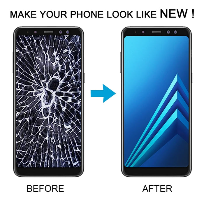 Para Samsung Galaxy A8 2018 / A5 2018 SM-A530 Montaje completo del digitalizador de pantalla LCD original con marco