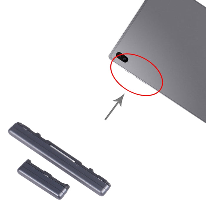 Para Samsung Galaxy Tab S6 SM-T865 Botón de encendido y botón de control de volumen