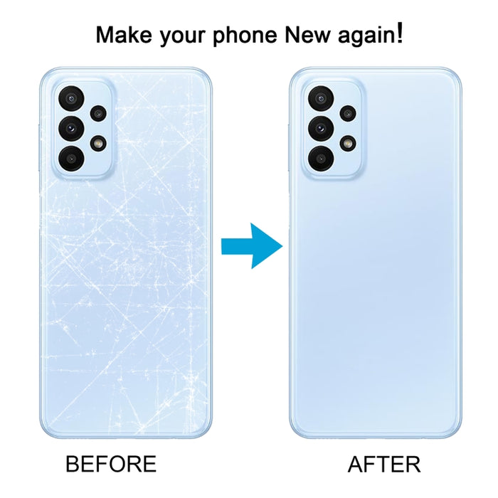 Tapa trasera de batería original con tapa de lente de cámara para Samsung Galaxy A23 4G SM-A235F