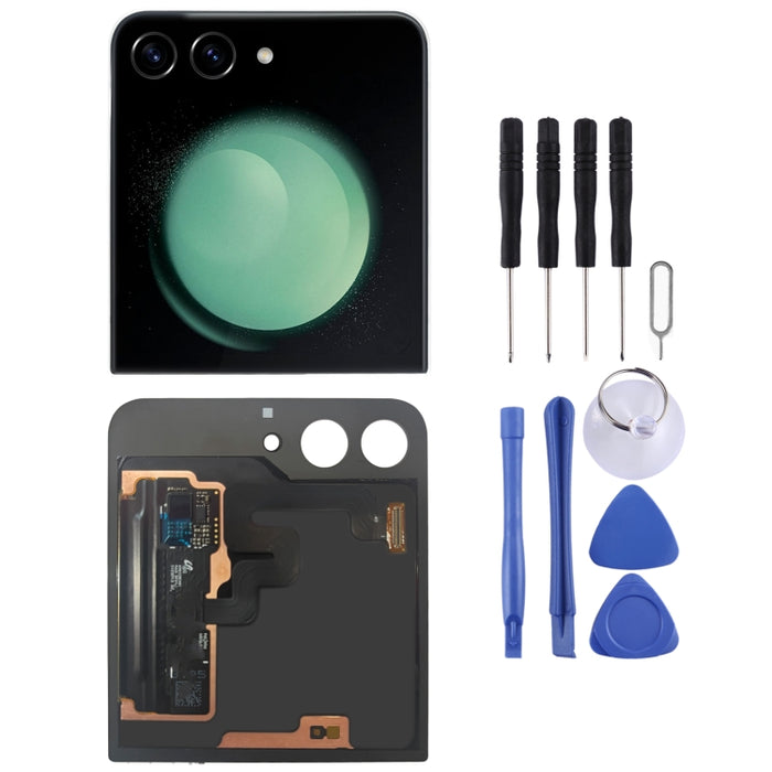 Para Samsung Galaxy Z Flip5 Pantalla secundaria LCD original con ensamblaje completo del digitalizador