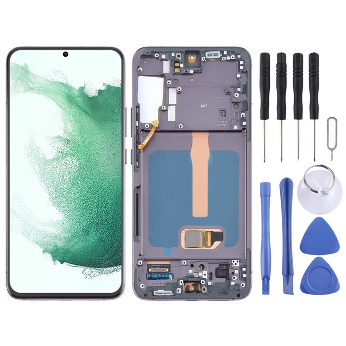 Para Samsung Galaxy S22+ 5G SM-S906B Digitalizador de pantalla LCD original Conjunto completo con marco