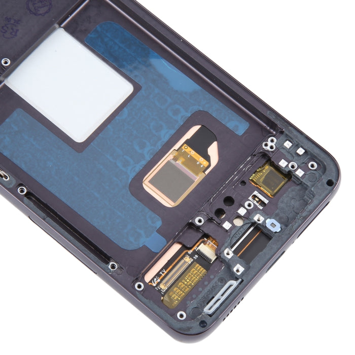 Para Samsung Galaxy S22 5G SM-S901B versión estadounidense OLED LCD digitalizador de pantalla conjunto completo con marco