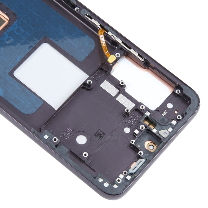 Para Samsung Galaxy S22 5G SM-S901B versión estadounidense OLED LCD digitalizador de pantalla conjunto completo con marco