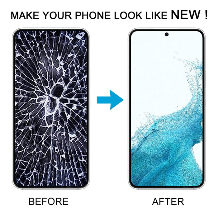 Para Samsung Galaxy S22 5G SM-S901B versión estadounidense OLED LCD digitalizador de pantalla conjunto completo con marco