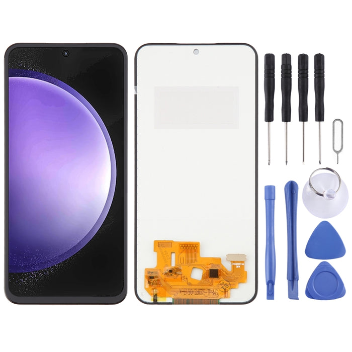 Digitalizador de pantalla LCD TFT para Samsung Galaxy S23 FE SM-S711B, ensamblaje completo, no compatible con identificación de huellas dactilares