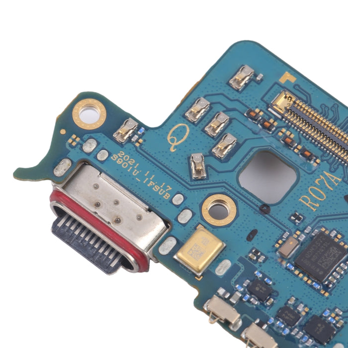 Placa de puerto de carga original para Samsung Galaxy S22 5G SM-S901U versión estadounidense
