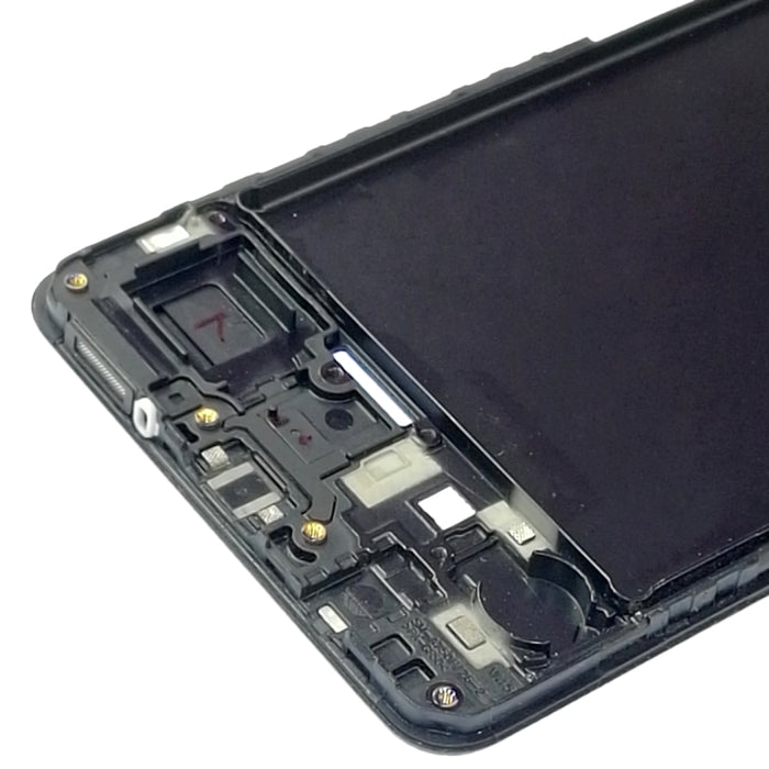 Para Galaxy A7 (2018) / A750 Placa de bisel de marco LCD de carcasa frontal