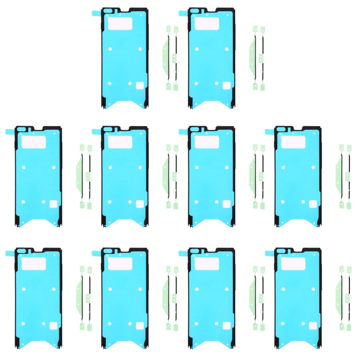 Para Galaxy S10+ 10 piezas Adhesivo de carcasa frontal