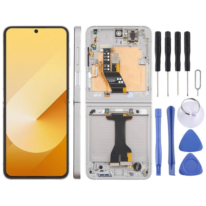 Para Samsung Galaxy Z Flip6 SM-F741B Digitalizador de pantalla LCD original Ensamblaje completo con marco