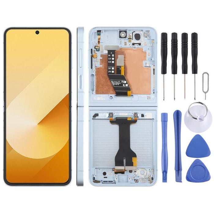 Para Samsung Galaxy Z Flip6 SM-F741B Digitalizador de pantalla LCD original Ensamblaje completo con marco