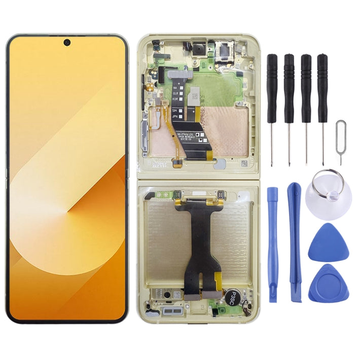 Para Samsung Galaxy Z Flip6 SM-F741B Digitalizador de pantalla LCD original Ensamblaje completo con marco