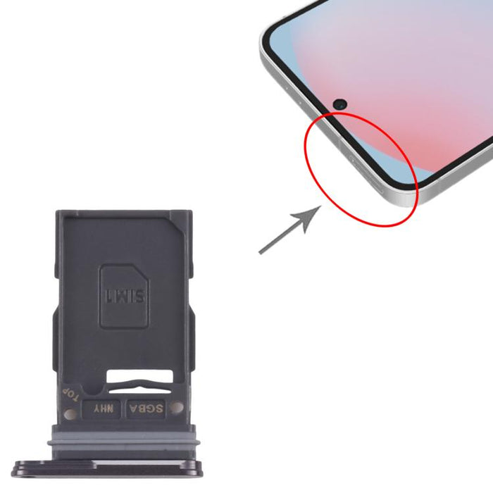 Bandeja de tarjeta SIM original para Samsung Galaxy S24 FE SM-S721B
