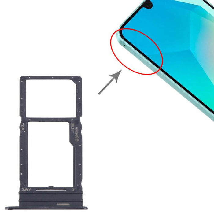 Bandeja para tarjeta SIM y bandeja para tarjeta Micro SD original para Samsung Galaxy A16 SM-A165F