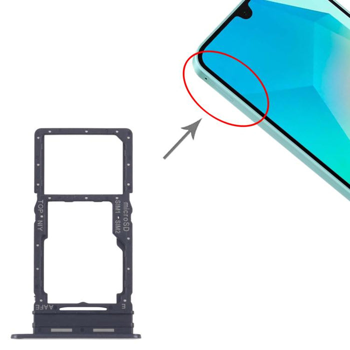 Bandeja para tarjeta SIM original + bandeja para tarjeta SIM/micro SD para Galaxy A16 SM-A165F